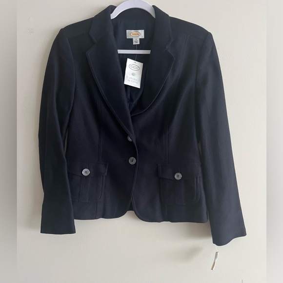 Talbots dark blue blazer/jacket with tags - Picture 1 of 7